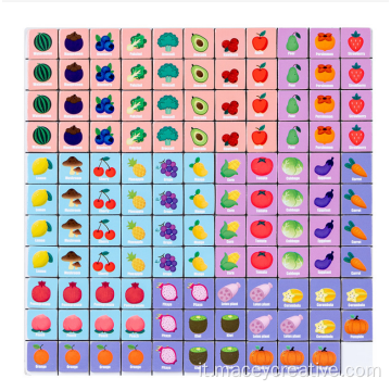 PUZLER LOGICO ALTENZIONE BAMBINI GIOCCOLO DI LEGNA MAGNETICA